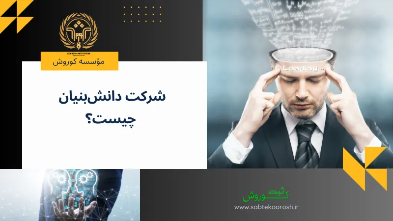 شرکت دانش بنیان چیست؟