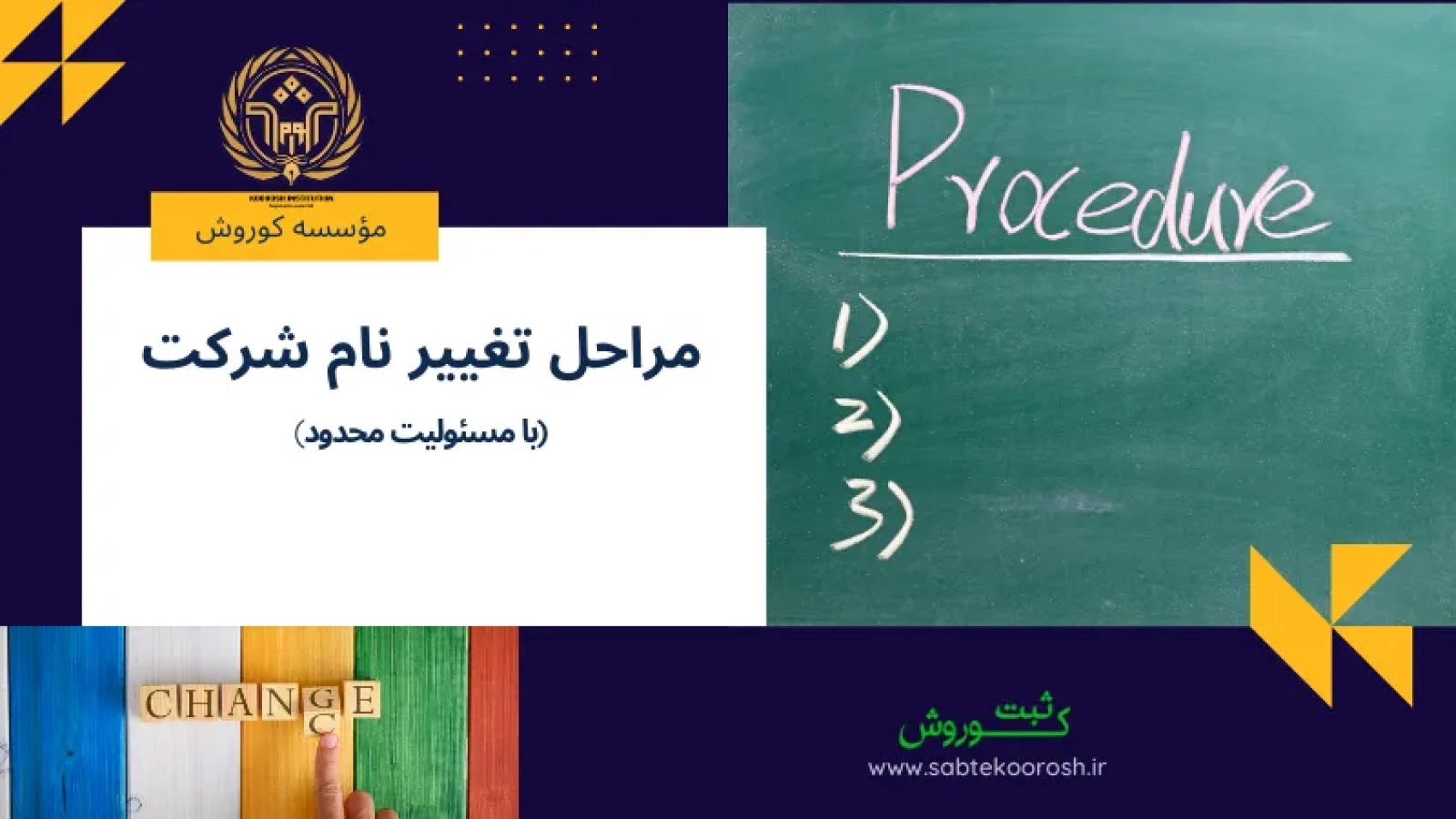 مراحل تغییر نام شرکت با مسئولیت محدود